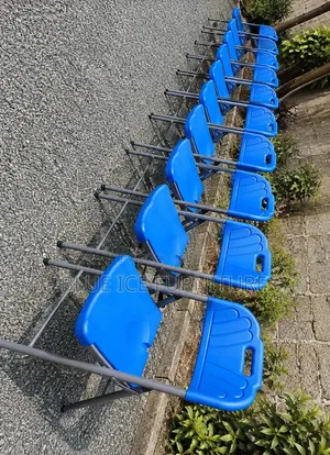 Foldable Chair;Blue Plastic Folding Chairs – Portable