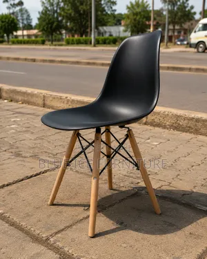 Eames Chair;Modern Black Eames Dining Chair With Wooden Legs