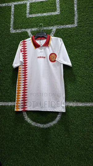 Spain Away 1994 Retro Jersey.