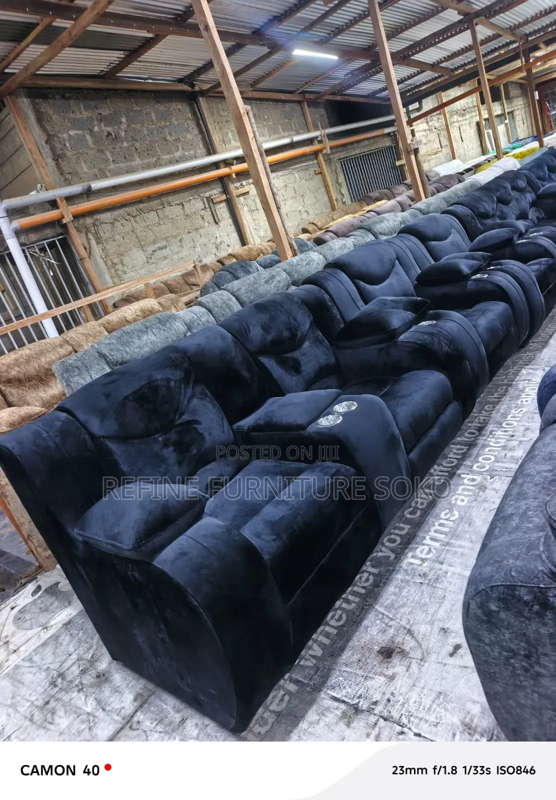 New Modern Semi-Permanent Recliner Sofa Set