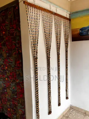 Wooden Beaded Curtain