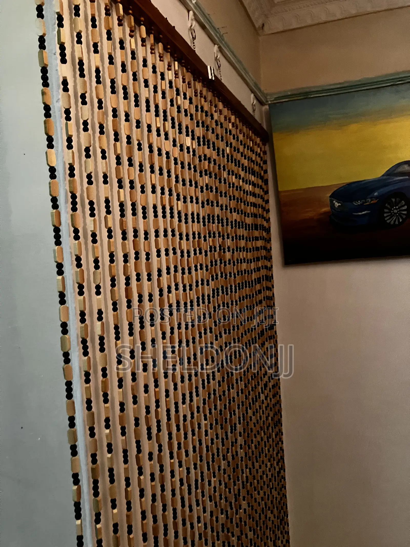 Wooden Beaded Curtain