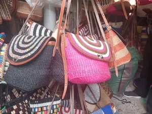Vintage Sisal Sling Bags