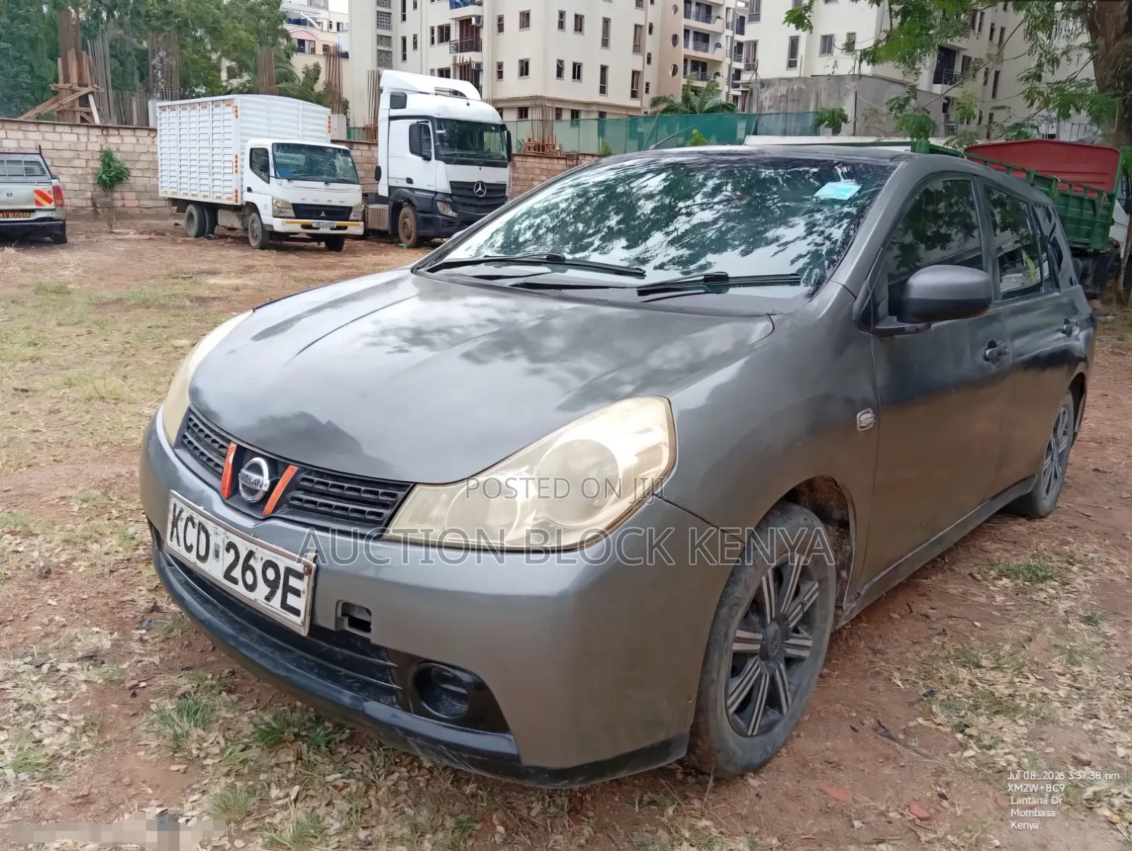 Nissan Wingroad 2008 Gray