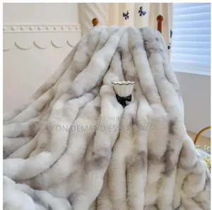 Dyed Soft Bubble Winter Throw Blanket Plain