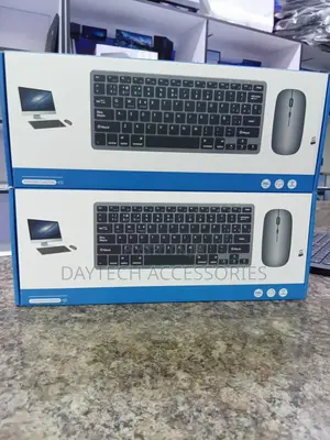Rechargeable Wireless Keyboard and Mouse Combo Featuring a Slim Design