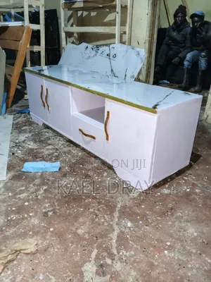 Marble-Top TV Stand Coffee Table