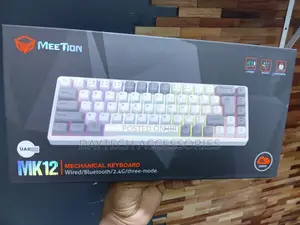 Meetion MT-MK12 Tri Mode Gaming Mechanical Keyboard 65% -Black