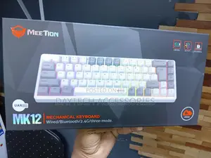 Meetion MT-MK12 Tri Mode Gaming Keyboard 65% -Black