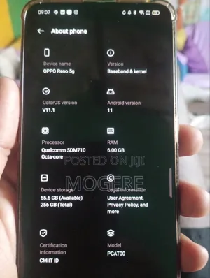Oppo Reno 256 GB Black