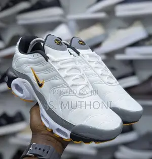 Clean White / Grey Nike Air Max Plus TN Size 40-45