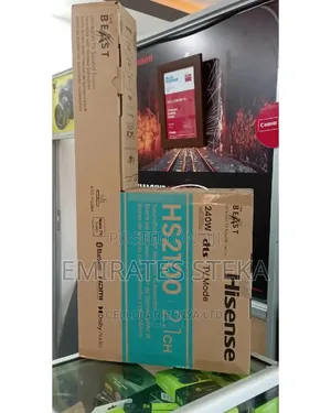 Hisense Soundbar 240 Watts 2.1 Channel HS2100 (2YRs WRTY)