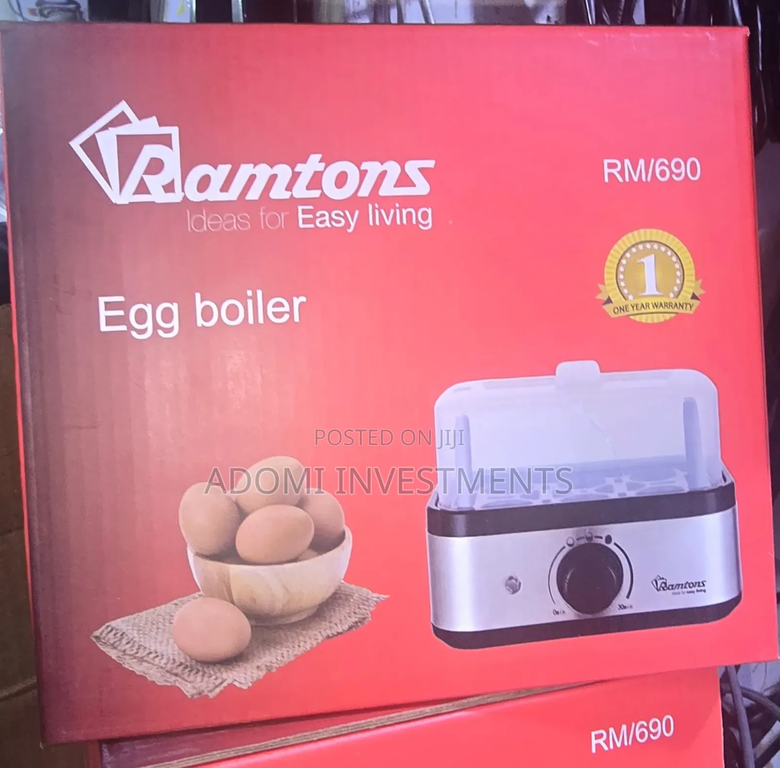 Ramtons RM/690 Electric Egg Boiler