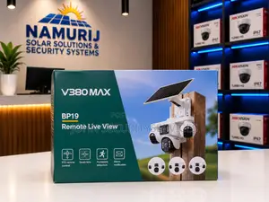 V380 4 Lens 5 Lens Solar CCTV Camera