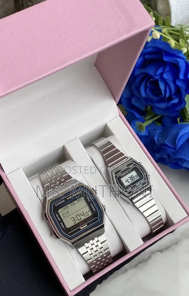 His Hers Casio Digital Matching Watch Sets