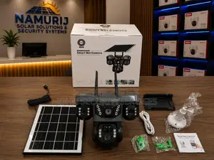 V380 Pro Triple Lens 4G Solar CCTV Camera | Outdoor Wireless Security