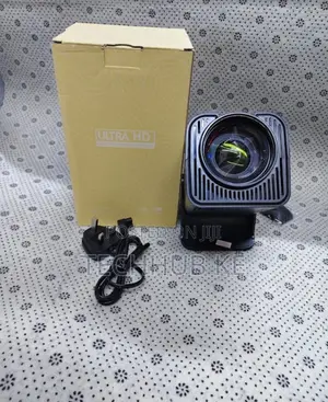 Portable Ultra HD LED Projector for Movies, Gaming Presentations