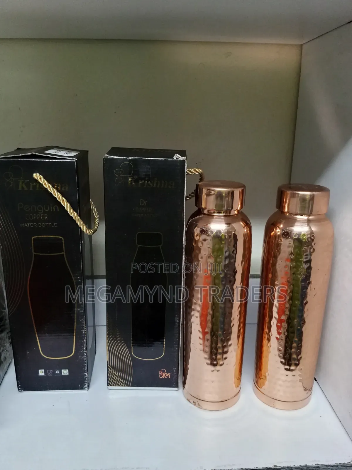 1 LTR Hammered Copper Water Bottle / Pure Copper Bottle