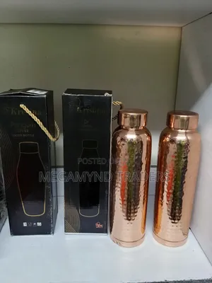 1 LTR Hammered Copper Water Bottle / Pure Copper Bottle