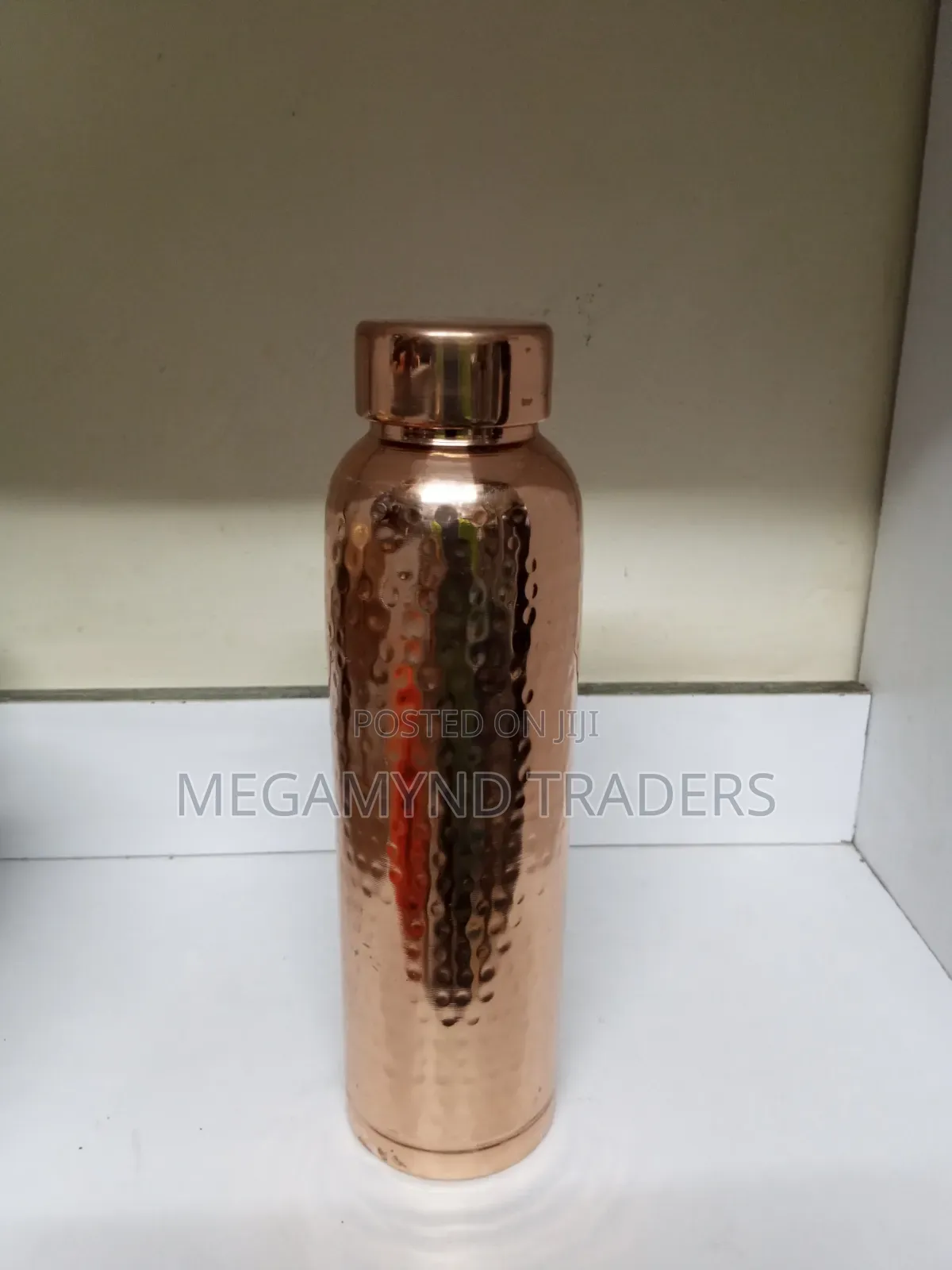 1 LTR Hammered Copper Water Bottle / Pure Copper Bottle
