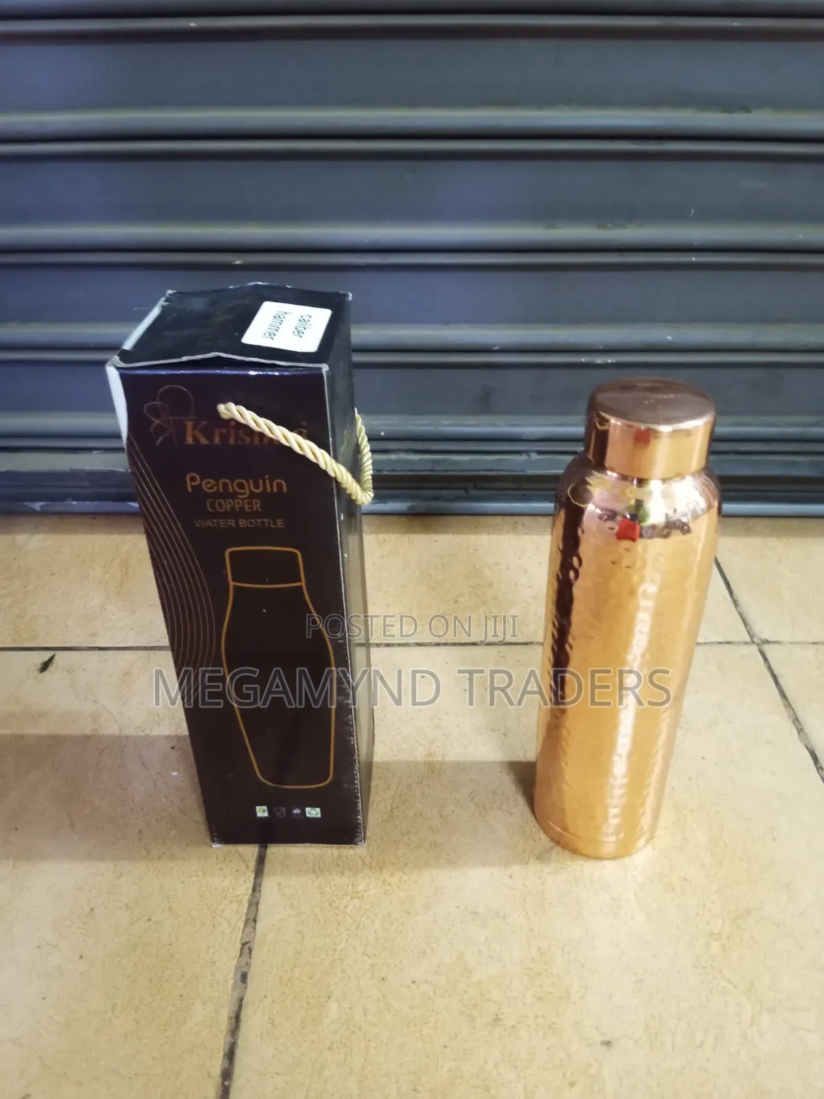1 LTR Hammered Copper Water Bottle / Pure Copper Bottle