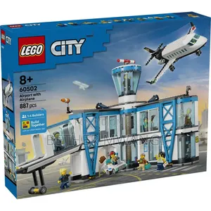 City Airport With Airplane