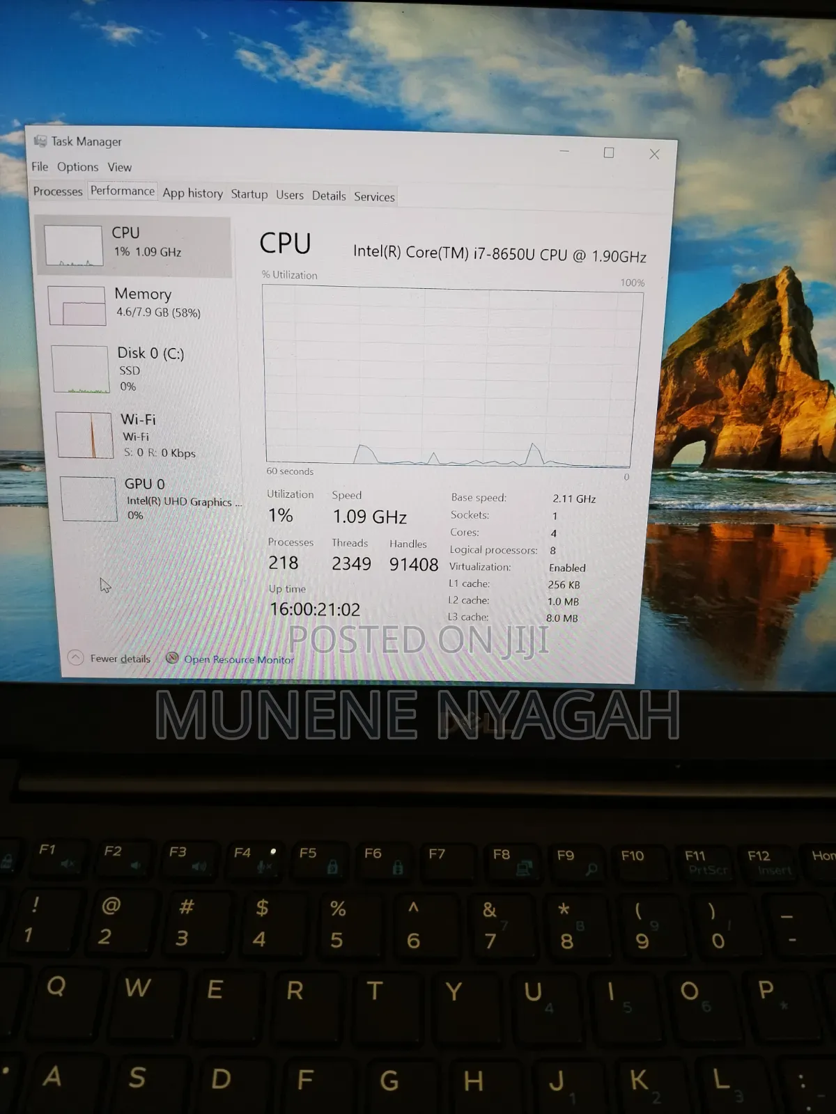 Laptop Dell Latitude 7390 8GB Intel Core i7 SSD 256GB