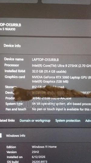 Laptop Lenovo Legion 5 32GB Intel Core Ultra 9 SSD 1T