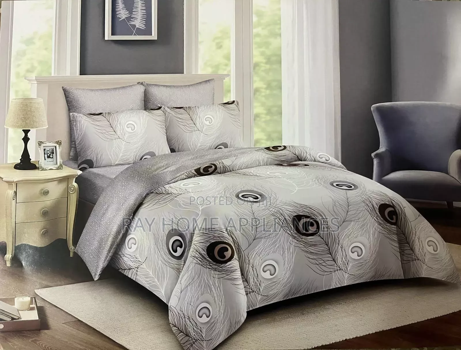 Double Sided Heavy Cotton Binded Duvet Size: 6×7