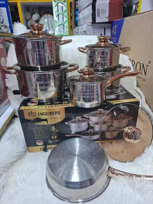Engeibepg 12pieces Stainless Cookware Set