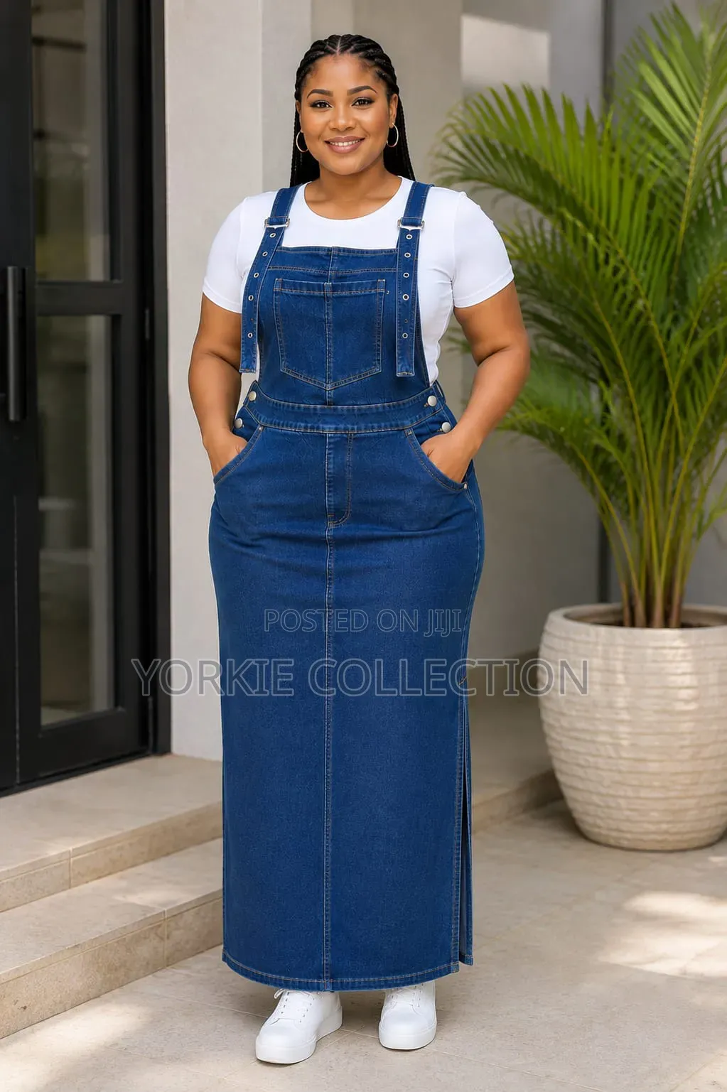 Dungeree Denim Dress