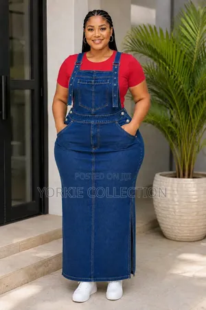 Dungeree Denim Dress