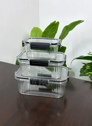 Acrylic Airtight Storage Containers Set | 3 Sizes