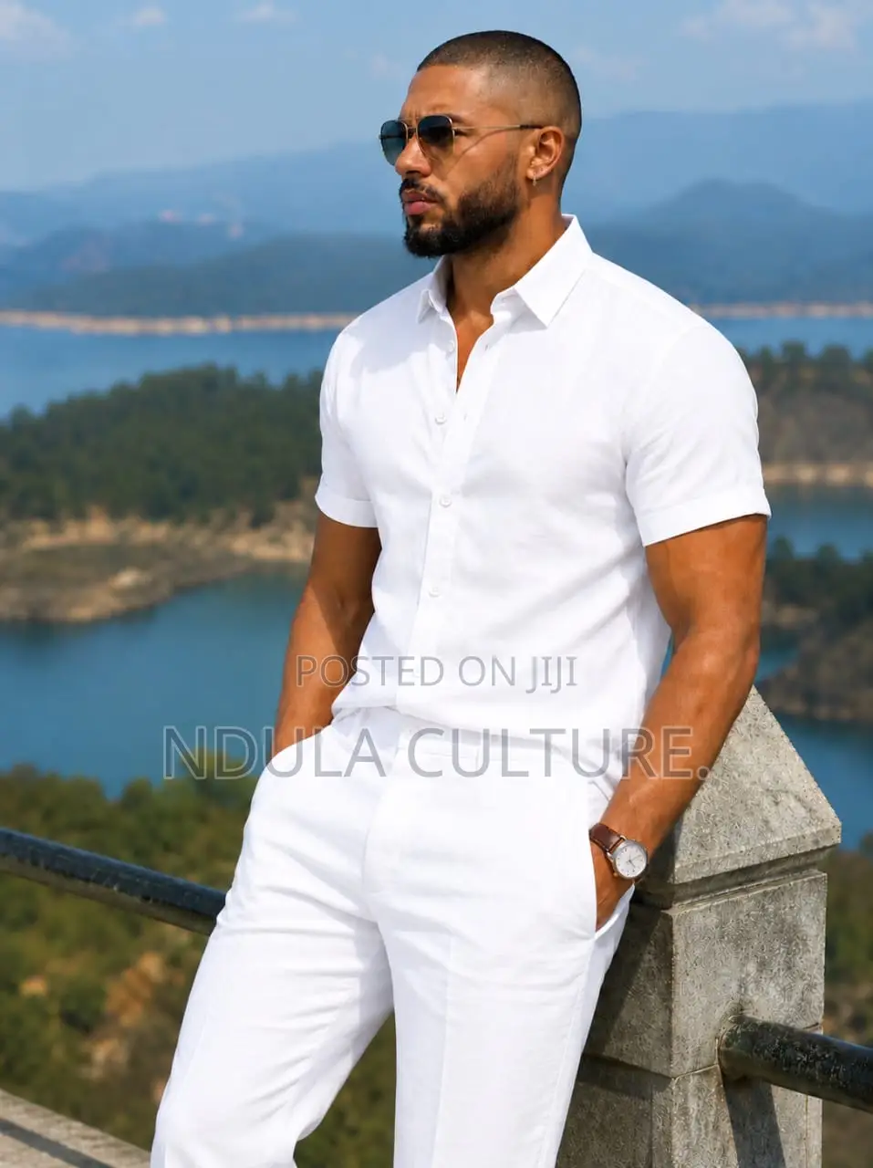 Linen Suit With Trousers
