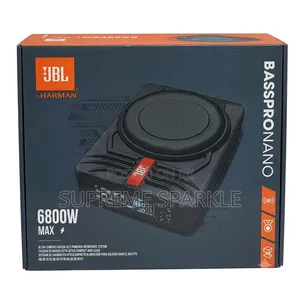 Underseat Powered Subwoofer JBL BassPro Nano 6800W Car Bass Speaker