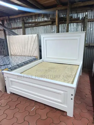 Chester and Panel Bed White and Gray Available in Different Theme