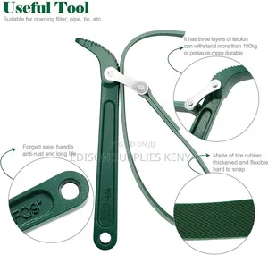 Belt Strap Wrench 9" Deli Oil Filter Wrench Puller Strap Gripper Clamp