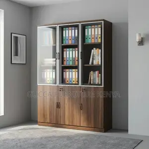 3-Doors Wooden Document Cabinet