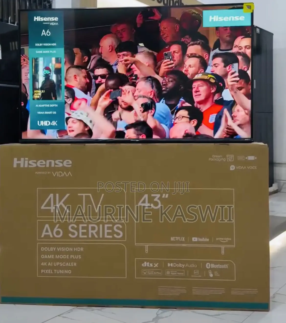 Hisense A6 SERIES 43” Inch