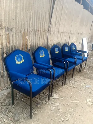High Density Padded Church Chairs, With Armrest and Logo 
