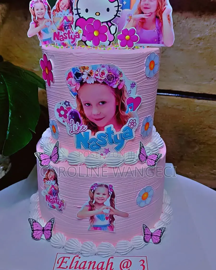 2kg Tiered Cakes Available (Keki Ya Gorofa)