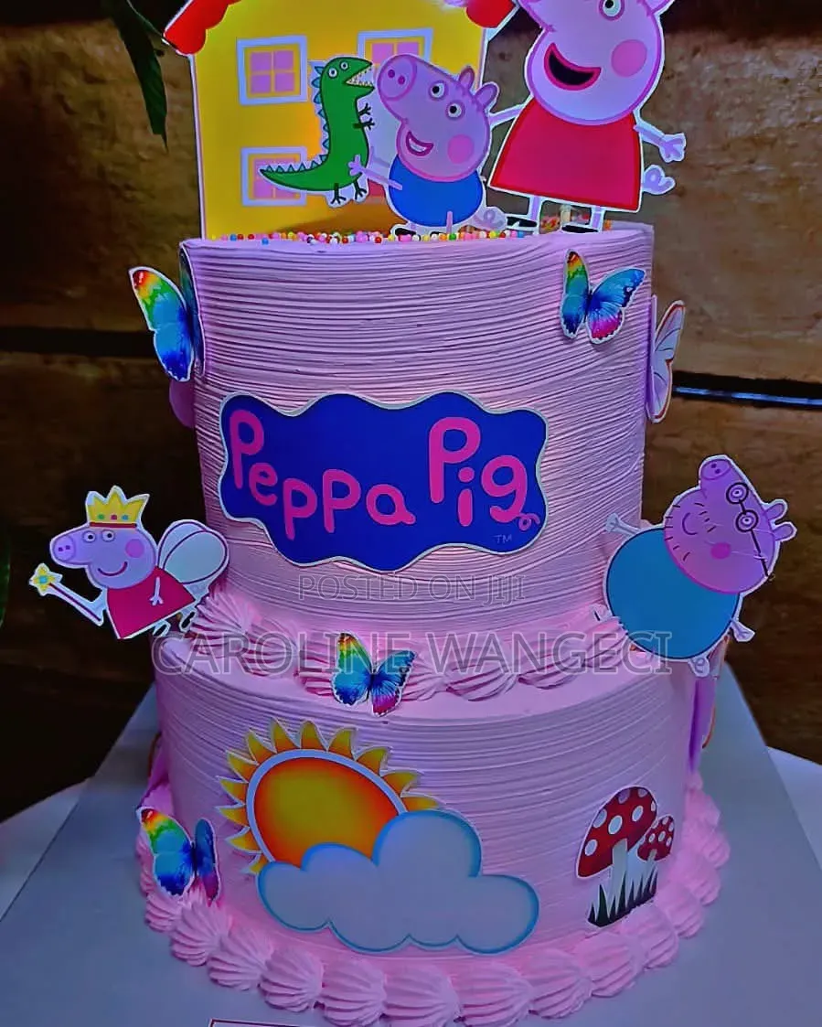 2kg Tiered Cakes Available (Keki Ya Gorofa)