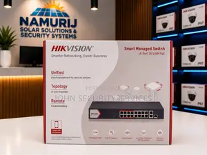 Hikvision 16-Port PoE Smart Managed Switch 130W | CCTV Network Switch