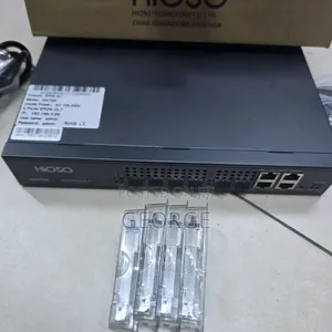 HiOSO 4 Port EPON OLT 256 ONU FTTH Fiber Optic