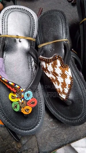 Black Masai Sandals