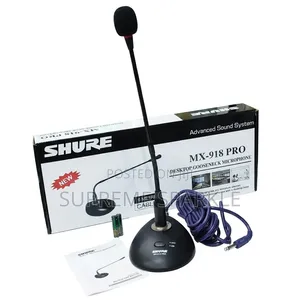 Desktop Microphone Speech Condenser Shure MX-918 PRO