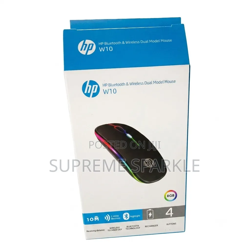 Rechargeable HP Bluetooth Wireless Dual Model Mouse W10