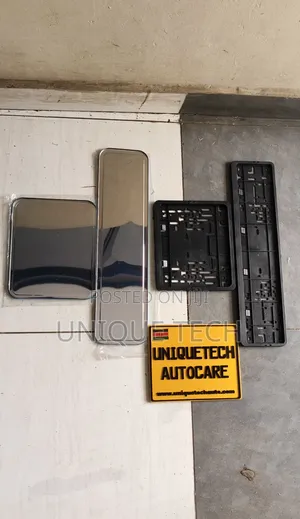 Universal Number Plate Holder, Plastic Metallic