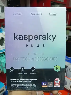 Kaspersky Plus Plan (Internet Security) 5 User 1 Year Subscription.