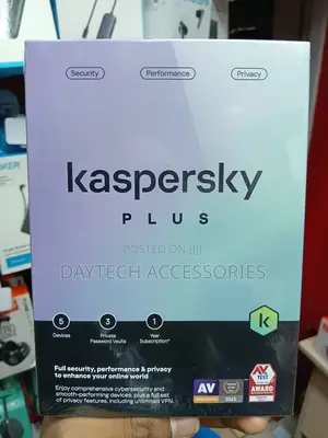 Kaspersky Plus Plan (Internet Security) 5 User 1 Year Subscription.